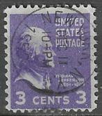 USA 1938 - Yvert 372 - Thomas Jefferson. (ST), Postzegels en Munten, Postzegels | Amerika, Verzenden, Gestempeld, Noord-Amerika