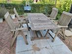 Tuin set hardhout, Ophalen, 4 zitplaatsen, Hardhout, Zo goed als nieuw