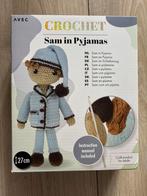 Haakpakket jongetje Sam in pyjama, Ophalen of Verzenden, Zo goed als nieuw, Haken, Wol of Garen
