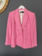 ZARA roze bouclé blazer XL, Verzenden, Zo goed als nieuw, Maat 46/48 (XL) of groter, Roze
