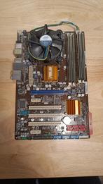 Asus P5Q SE PLUS met Core 2 Quad Q9505 en 8GB geheugen, Computers en Software, Moederborden, Gebruikt, DDR2, ATX, Intel