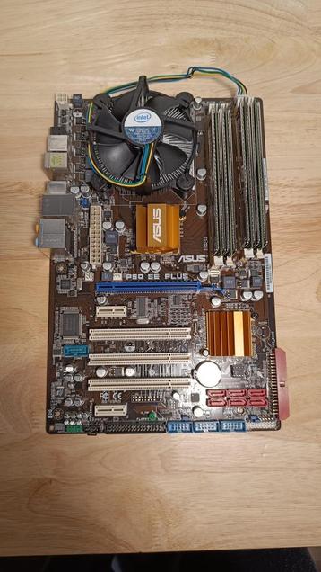 Asus P5Q SE PLUS met Core 2 Quad Q9505 en 8GB geheugen beschikbaar voor biedingen
