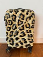 Panterprint handbagage koffer, Sieraden, Tassen en Uiterlijk, Koffers, Ophalen, 50 tot 60 cm, Hard kunststof, Zo goed als nieuw