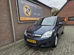 Opel Zafira 1.8 Cosmo (bj 2010), Voorwielaandrijving, Blauw, 1200 kg, Grijs