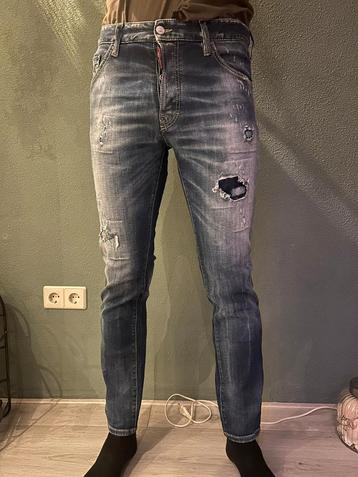 Ds Quared 2 jeans, spijkerbroek, maat 48. Knoopgulp.Canadian beschikbaar voor biedingen