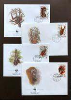 WWF WNF Indonesië 1989 FDC Apen Orang-Oetans, Postzegels en Munten, Postzegels | Eerstedagenveloppen, Ophalen of Verzenden, Onbeschreven