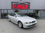 BMW Touring 520i 2.2 Lifestyle Edit Dak Xenon Stoelvw ½Leer, Achterwielaandrijving, Gebruikt, Zwart, Leder en Stof