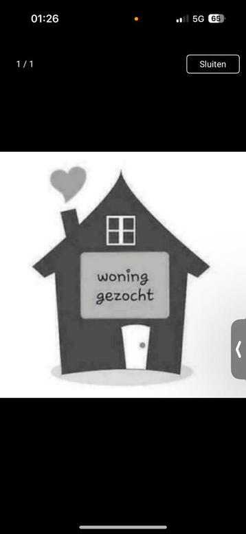 HUIS GEZOCHT! beschikbaar voor biedingen