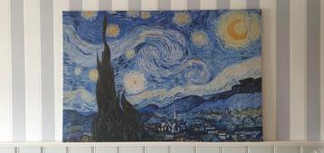 Van Gogh Print - Sterrennacht/Zonnebloemen beschikbaar voor biedingen