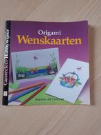 ORIGAMI WENSKAARTEN door Jeanne de Gooyer, Ophalen of Verzenden, Zo goed als nieuw