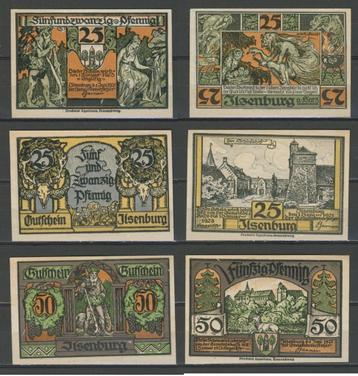 Ilsenburg 25-25-50 Pfg 1921 Duits Noodgeld Biljet r-85 jdu beschikbaar voor biedingen