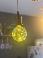 Lamp met kerstverlichting E27 fitting, Huis en Inrichting, Led-lamp, Kerst sfeer verlichting, Zo goed als nieuw, E27 (groot)