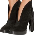 Burberry Nadie Suede Franje Hakken - Maat 37, Pumps, Burberry, Verzenden, Zwart