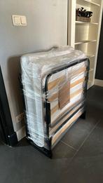 Inklapbaar 1 persoonsbed 2 mnd gebruikt, Ophalen, 90 cm, Eenpersoons, Zo goed als nieuw