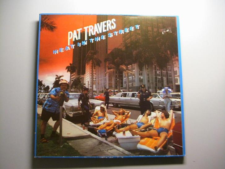 LP Pat Travers - Heat in the street, Cd's en Dvd's, Vinyl | Rock, Gebruikt, Poprock, Verzenden