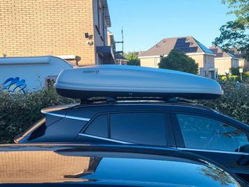  Te huur: Hapro Carver 8.5 Dakkoffer (550L) + Dakdragers  beschikbaar voor biedingen