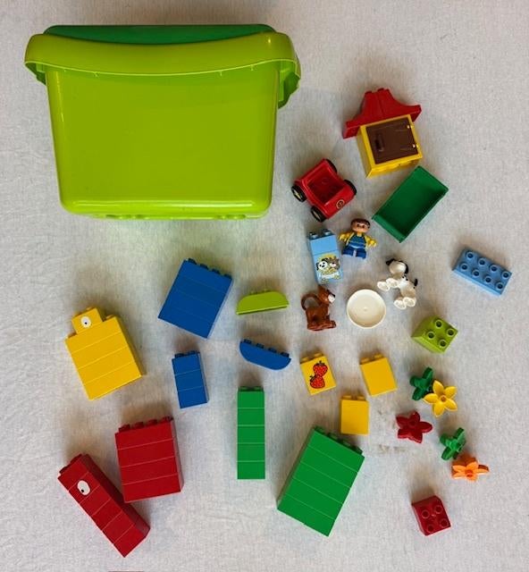 LEGO Emmer van Duplo, Kinderen en Baby's, Speelgoed | Duplo en Lego, Gebruikt, Duplo, Losse stenen, Ophalen