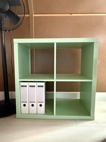 IKEA KALLAX speciale uitvoering in mint groen, vakkenkast beschikbaar voor biedingen