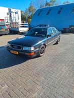 Audi V8 3.6 Quattro AUT 4WD K6 1989 Blauw, Auto's, Audi, Origineel Nederlands, Te koop, V8, Benzine