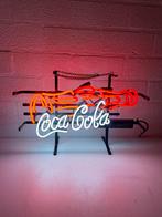 Glas neon Coca Cola, Verzamelen, Merken en Reclamevoorwerpen, Ophalen, Nieuw, Lichtbak of (neon) lamp