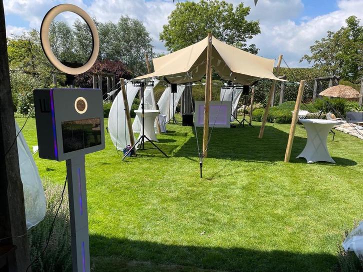 Photobooth huren onbeperkt prints en professionele camera, Hobby en Vrije tijd, Feestartikelen | Verhuur, Zo goed als nieuw, Overige