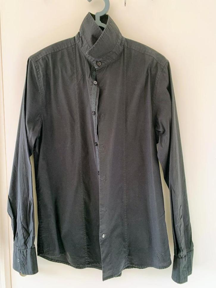 Guess overhemd, Kleding | Heren, Overhemden, Zo goed als nieuw, Halswijdte 38 (S) of kleiner, Zwart, Ophalen of Verzenden