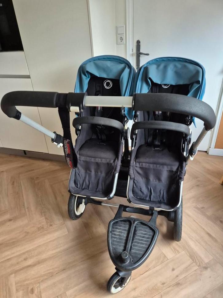 Bugaboo Donkey Tweelingwagen - Compleet!, Kinderen en Baby's, Tweelingen en Meerlingen, Gebruikt, Kinderwagen of Buggy, Ophalen