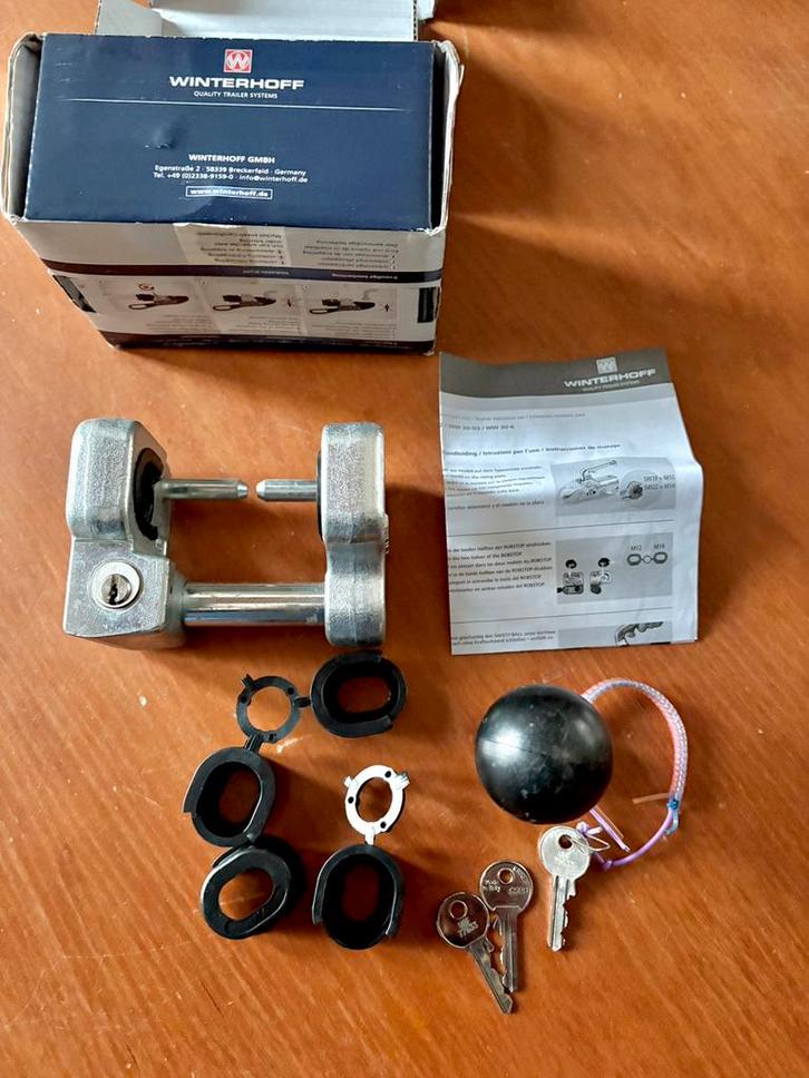 Winterhoff Robstop WS3000 plus koppelingsslot / Disselslot, Caravans en Kamperen, Caravan accessoires, Nieuw, Ophalen of Verzenden