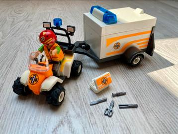 Playmobil 70053 Eerste hulp quad met trailer. beschikbaar voor biedingen