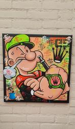 Popeye Rolex Schilderij - Brisan Gabriel - 50x50cm, Ophalen of Verzenden