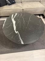 Ronde marmeren salon tafel - diameter 100cm, Huis en Inrichting, Tafels | Salontafels, Ophalen, Overige materialen, Gebruikt, 50 tot 100 cm
