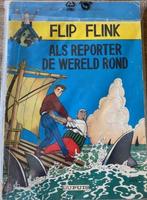Flip Flink	1	Als reporter de wereld rond-1e druk-1960-in goe, Boeken, Stripboeken, Eén stripboek, Ophalen of Verzenden, Zo goed als nieuw