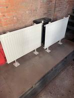 2 paneelradiatoren type 11 88x60 op poten, Doe-het-zelf en Verbouw, Verwarming en Radiatoren, Ophalen, 30 tot 80 cm, Gebruikt