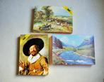 3  PUZZELS  -  Met verschillende afbeeldingen!, Ophalen of Verzenden, Gebruikt, Legpuzzel