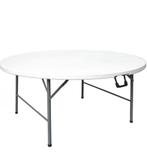 ronde inklaptafel terrastafel  dinertafel 153cm te huur, Ophalen, Nieuw, Overige