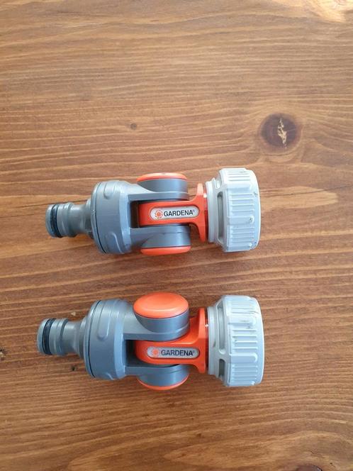 Gardena hoek kraanstuk 2 stuks, Tuin en Terras, Tuinslangen, Zo goed als nieuw, Tuinslang, Ophalen of Verzenden