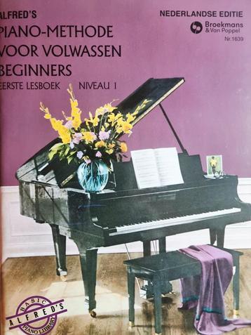 Alfred's Basic Piano Library Deel 1 Volwassenen - Nieuwstaat beschikbaar voor biedingen