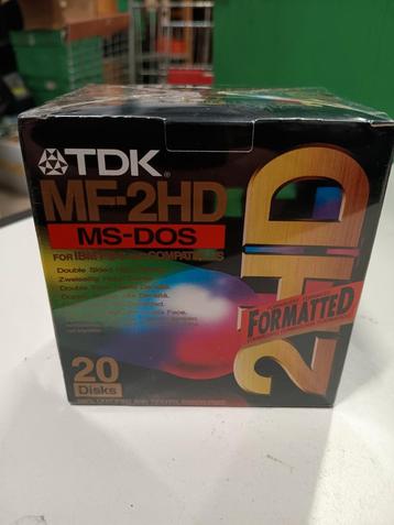 TDK MF 2HD diskettes in originele verpakking  beschikbaar voor biedingen