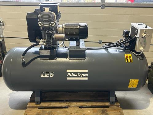 Atlas Copco LE5-10UV TM 270 400/3/50 CE zuigercompressor, Doe-het-zelf en Verbouw, Compressors, Zo goed als nieuw, 6 tot 10 bar