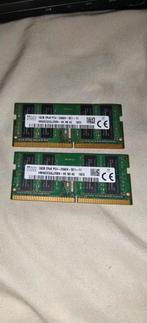 2x 16GB DDR4 RAM 2666MHz, Computers en Software, RAM geheugen, DDR4, Ophalen of Verzenden, Zo goed als nieuw, Laptop