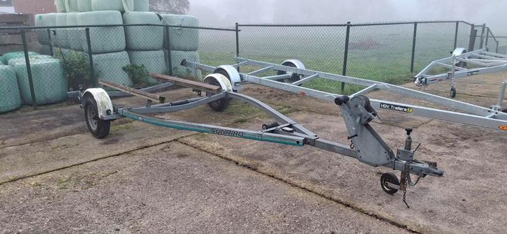 Boot Trailer usa planken voor op de weg of stalling tot 6 m, Watersport en Boten, Boottrailers, Gebruikt, Overige typen, 1500 tot 3000 kg