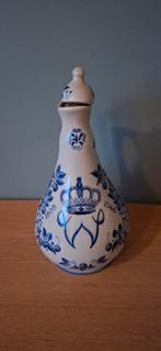 Delfts Blauwe Karaf Koningin Wilhelmina 1898-1948, Ophalen of Verzenden