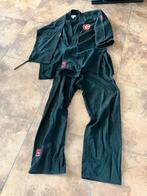 Zwart karate pak Matsuru maat 180, Gebruikt, Vechtsportpak, Maat L, Hapkido