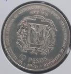Dominicaanse Republiek 10 Pesos 1975 (zilver), Verzenden, Midden-Amerika, Losse munt, Zilver