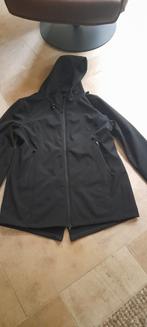 Mooie lange zwarte softshell jas xxl, Kleding | Dames, Jassen | Zomer, Ophalen of Verzenden, Zo goed als nieuw, Maat 46/48 (XL) of groter
