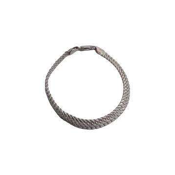 Italiaans zilveren schakel armband 925 beschikbaar voor biedingen
