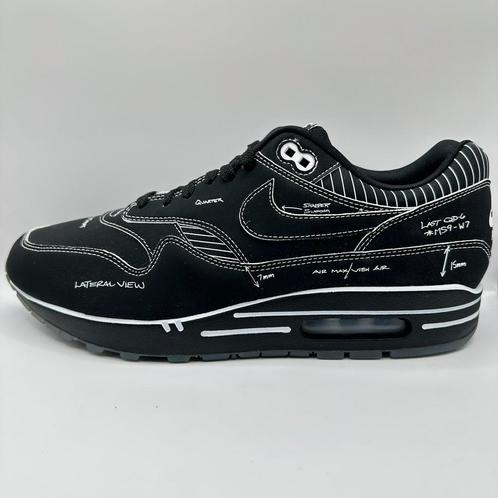 Nike Air Max 1 Sketch to Shelf Black (maat 44,5), Kleding | Heren, Schoenen, Nieuw, Sneakers of Gympen, Zwart, Ophalen of Verzenden