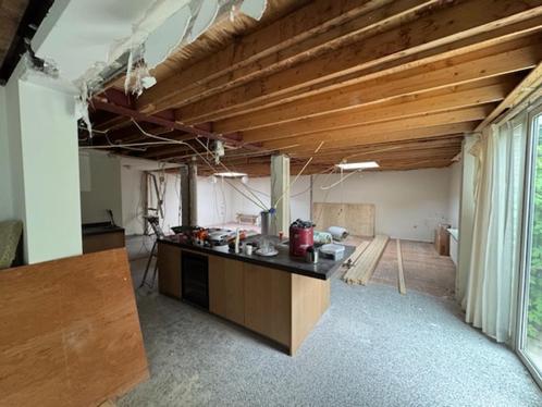 Keuken eiland, Huis en Inrichting, Keuken | Complete keukens, Gebruikt, Overige typen, Overige kleuren, Hout, Greeploos, Met kookeiland