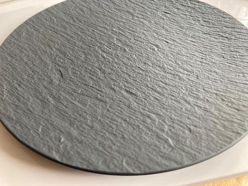 Villeroy & Boch Manufacture Rock – 6 gourmet dinerborden, Huis en Inrichting, Keuken | Servies, Zo goed als nieuw, Bord(en), Overige stijlen
