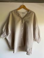 BLOUSE VANILIA BEIGE LINNEN, Kleding | Dames, Blouses en Tunieken, Vanilia, Beige, Maat 42/44 (L), Ophalen of Verzenden